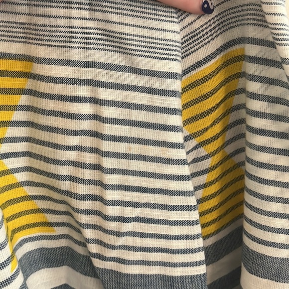 Plenty by Tracy Reese Cotton Dress Geometric Oversized Summer XS Anthro Midi - Picture 6 of 10